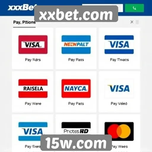 Opções de pagamento disponíveis no xxbet.com